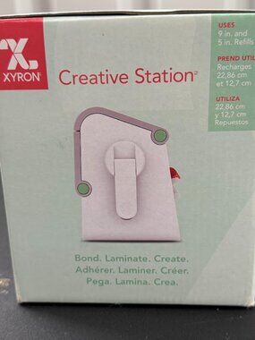 Xyron Creative Station Model 624632 Sticker Maker &Laminating Machine Hand Crank
